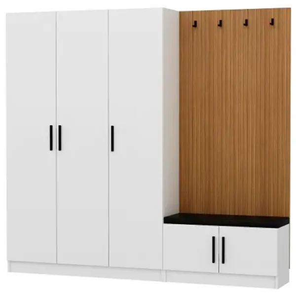 Dulap pentru antreu Trendy Noe PAL melaminat / White photo 2