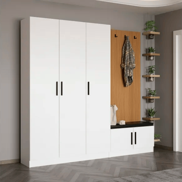 Dulap pentru antreu Trendy Noe PAL melaminat / White photo 5