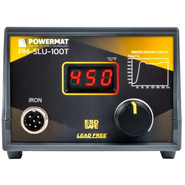 Stație de lipit Powermat PM-SLU-100T Black / Metal photo 11