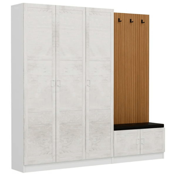 Dulap pentru antreu Trendy Noe PAL melaminat / White photo 1