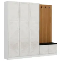 Dulap pentru antreu Trendy Noe PAL melaminat / White