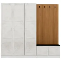 Dulap pentru antreu Trendy Noe PAL melaminat / White photo 2