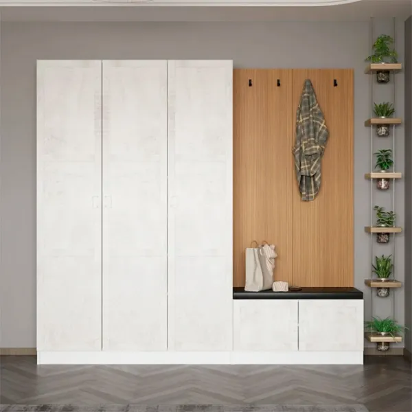 Dulap pentru antreu Trendy Noe PAL melaminat / White photo 4