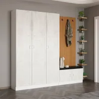 Dulap pentru antreu Trendy Noe PAL melaminat / White photo 6