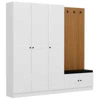 Dulap pentru antreu Trendy Noe PAL melaminat / White