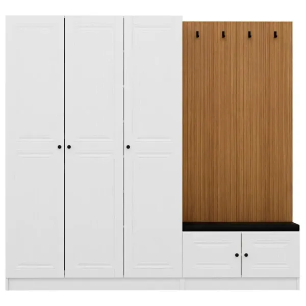 Dulap pentru antreu Trendy Noe PAL melaminat / White photo 2