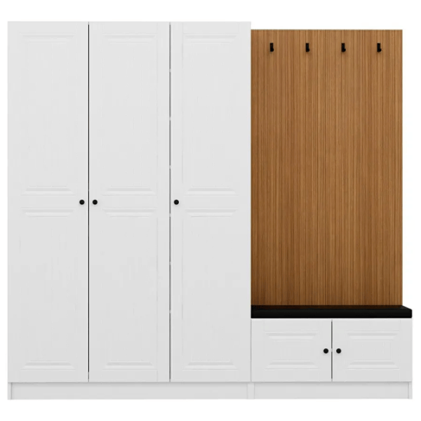 Dulap pentru antreu Trendy Noe PAL melaminat / White photo 2