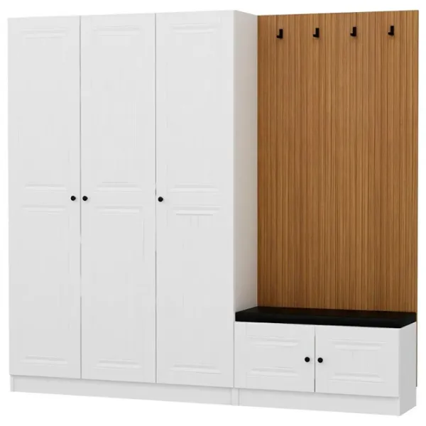 Dulap pentru antreu Trendy Noe PAL melaminat / White photo 3