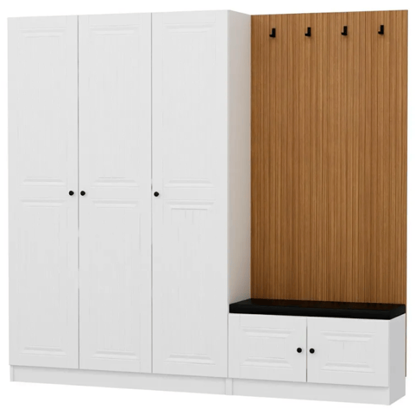 Dulap pentru antreu Trendy Noe PAL melaminat / White photo 3