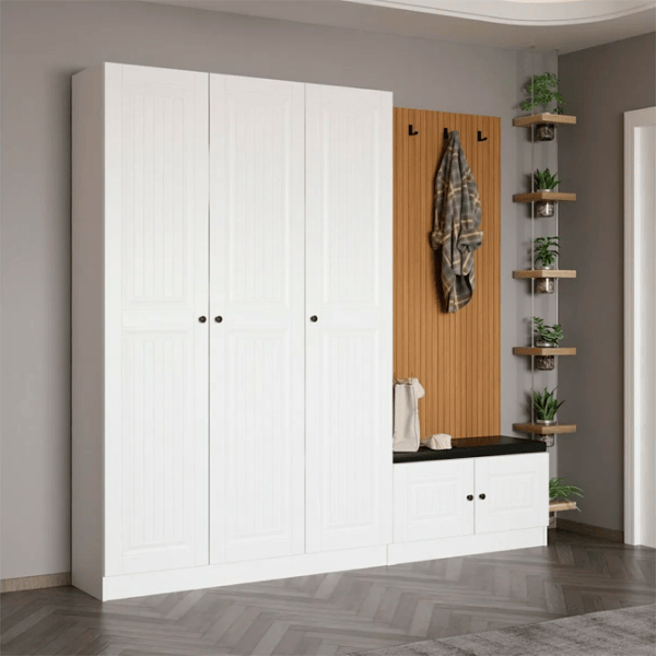Dulap pentru antreu Trendy Noe PAL melaminat / White photo 5
