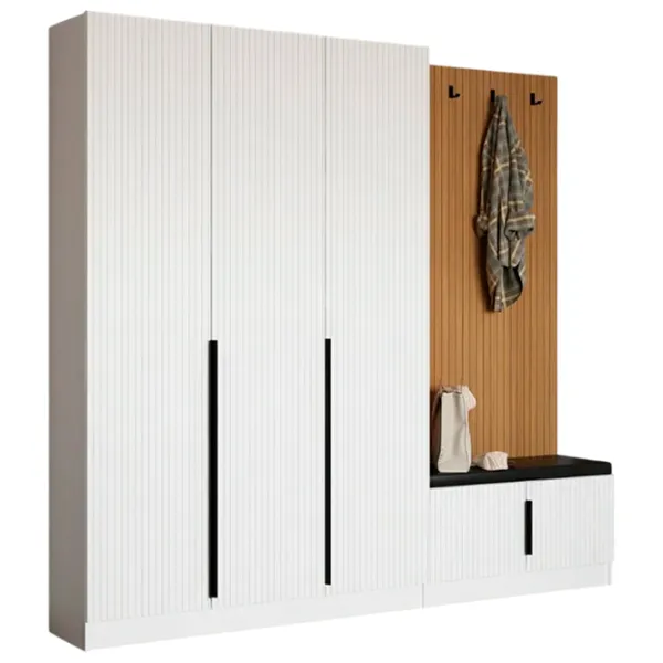 Dulap pentru antreu Trendy Noe PAL melaminat / White photo 1