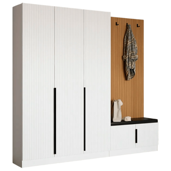 Dulap pentru antreu Trendy Noe PAL melaminat / White photo 1