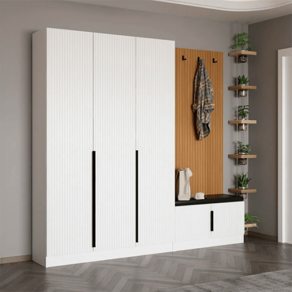 Dulap pentru antreu Trendy Noe PAL melaminat / White photo 3