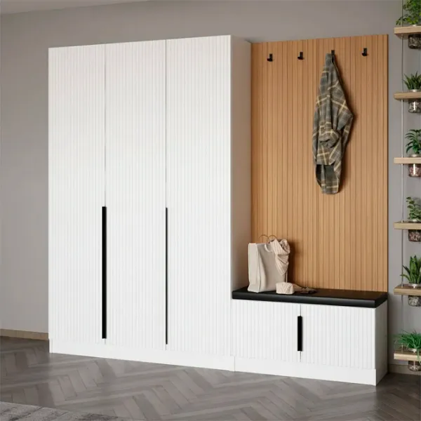 Dulap pentru antreu Trendy Noe PAL melaminat / White photo 4