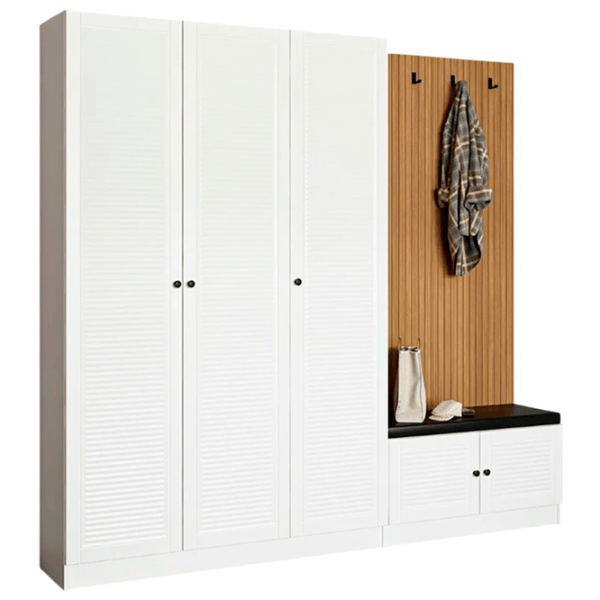 Dulap pentru antreu Trendy Noe PAL melaminat / White photo 1