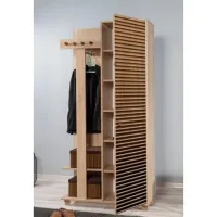 Dulap pentru antreu Trendy Garmanto PAL melaminat / Nuc photo 4