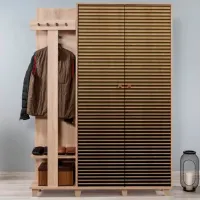 Dulap pentru antreu Trendy Garmanto PAL melaminat / Nuc photo 3