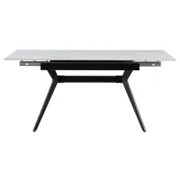 Кухонный стол раскладной Fabrik Home MILS Керамика/ Белый photo 2