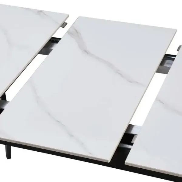 Masă de bucătărie extensibilă Fabrik Home MILS Ceramică/ White photo 5
