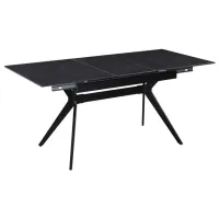 Masă de bucătărie extensibilă Fabrik Home MILS Ceramică/ Black photo 4