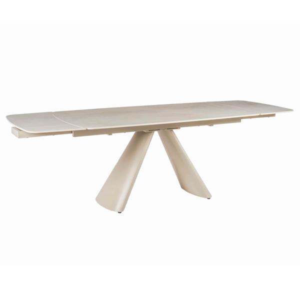 Masă de bucătărie extensibilă Fabrik Home CORVUS Ceramică/ Travertine photo 2