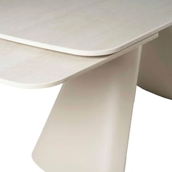 Masă de bucătărie extensibilă Fabrik Home CORVUS Ceramică/ Travertine photo 5