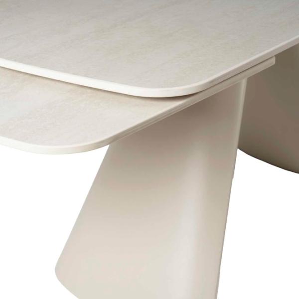 Masă de bucătărie extensibilă Fabrik Home CORVUS Ceramică/ Travertine photo 5