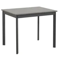 Кухонный стол раскладной Fabrik Home Loft МДФ/ Черный
