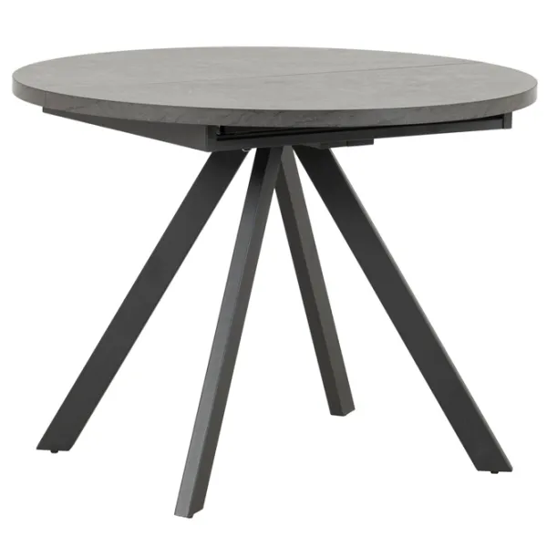 Кухонный стол раскладной Fabrik Home Rondo МДФ/ Серый photo 1