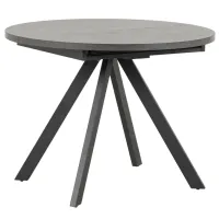 Кухонный стол раскладной Fabrik Home Rondo МДФ/ Серый