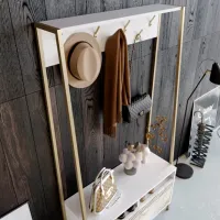 Dulap pentru antreu Trendy Devin PAL melaminat / White photo 4