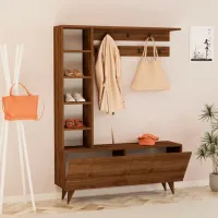 Dulap pentru antreu Trendy Hale PAL melaminat / Nuc photo 3