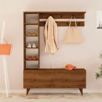 Dulap pentru antreu Trendy Hale PAL melaminat / Nuc photo 4