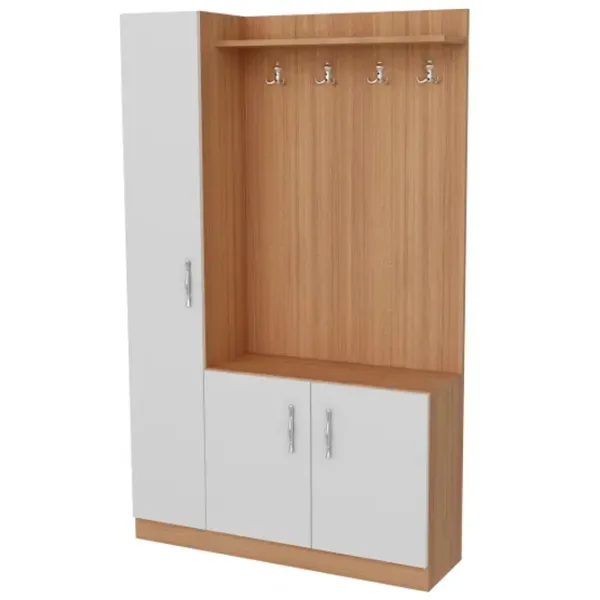 Dulap pentru antreu Trendy Naturel  PAL melaminat / White photo 1