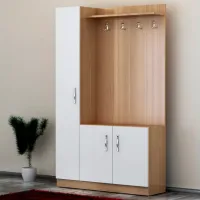 Dulap pentru antreu Trendy Naturel PAL melaminat / White photo 3