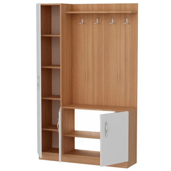 Dulap pentru antreu Trendy Naturel  PAL melaminat / White photo 5