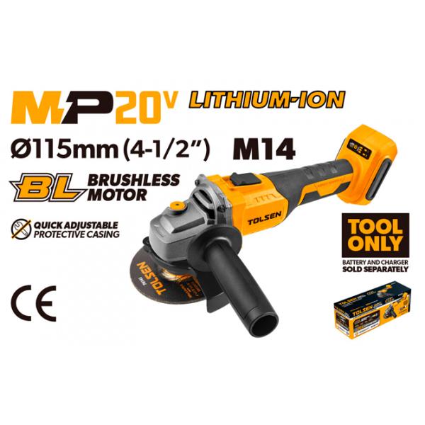 Polizor Tolsen MP20V Unghiular / / Yellow photo 4