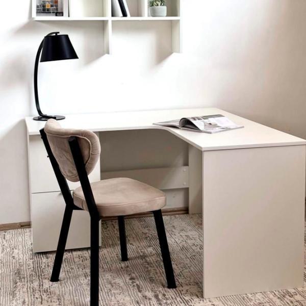 Masă de birou Fabrik Home Матео PAL/ White photo 2