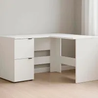 Masă de birou Fabrik Home Матео PAL/ White photo 3