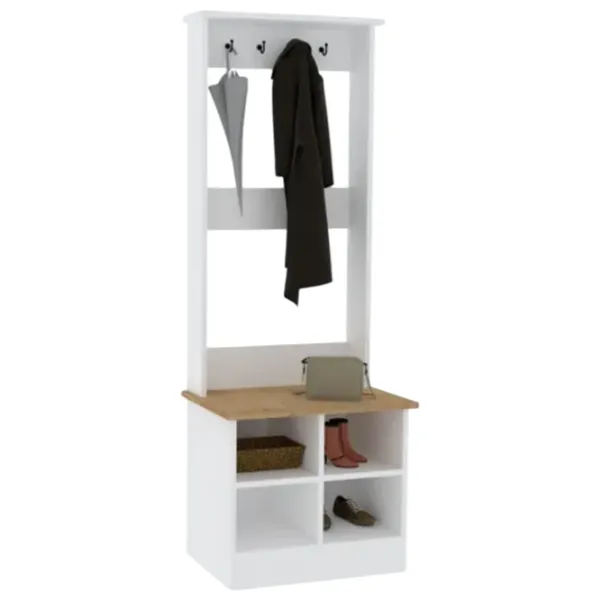 Dulap pentru antreu Trendy Mare PAL melaminat / White photo 2