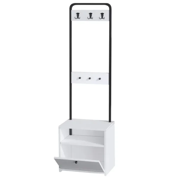 Dulap pentru antreu Trendy Tina PAL melaminat / White photo 2