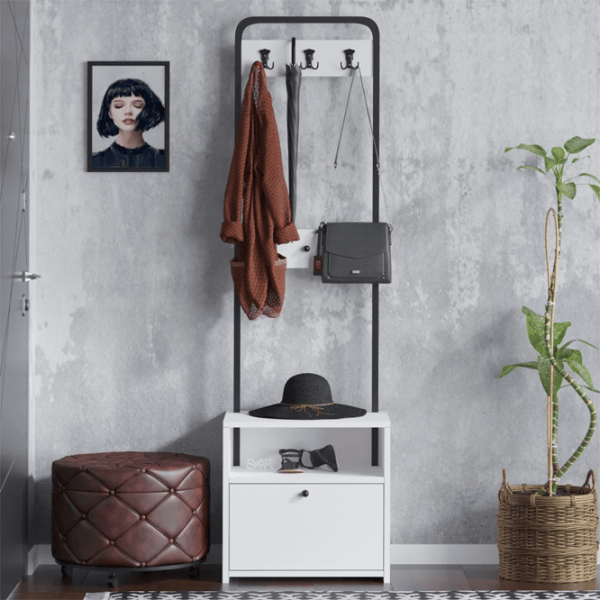 Dulap pentru antreu Trendy Tina PAL melaminat / White photo 3