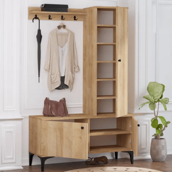 Шкаф для прихожей Trendy LEX ДСП меламин / Oak photo 2