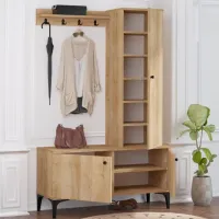 Шкаф для прихожей Trendy LEX ДСП меламин / Oak photo 2