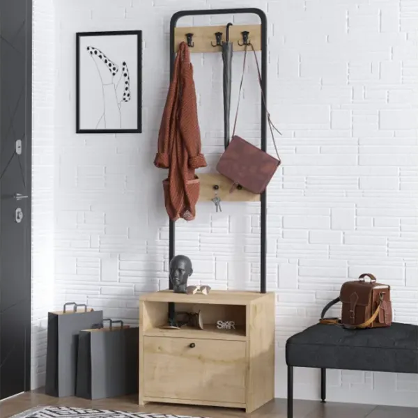 Dulap pentru antreu Trendy Quinn PAL melaminat / Oak photo 4