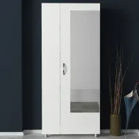 Шкаф для прихожей Trendy Meyra ДСП меламин / White photo 4