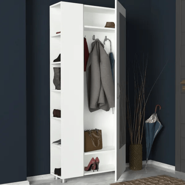 Dulap pentru antreu Trendy Meyra PAL melaminat / White photo 5