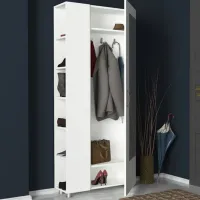 Шкаф для прихожей Trendy Meyra ДСП меламин / White photo 5