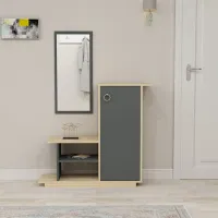 Dulap pentru antreu Trendy Asia PAL melaminat / Antracit photo 5