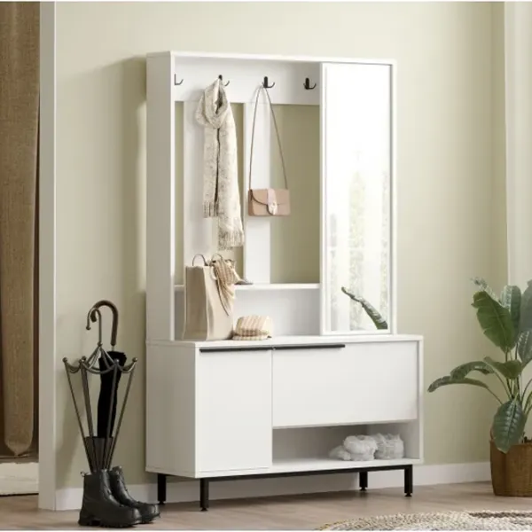Dulap pentru antreu Trendy Sala Stand ON11 PAL melaminat / White photo 3
